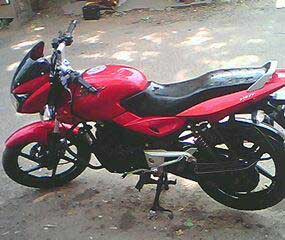 Pulsar 150cc Red Color Dhaka Metro la 17 serial large image 0