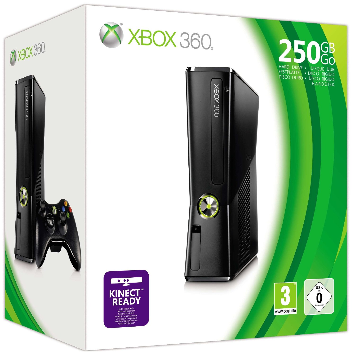 BRAND NEW SEALED XBOX 360 SLIM 250 GB large image 0