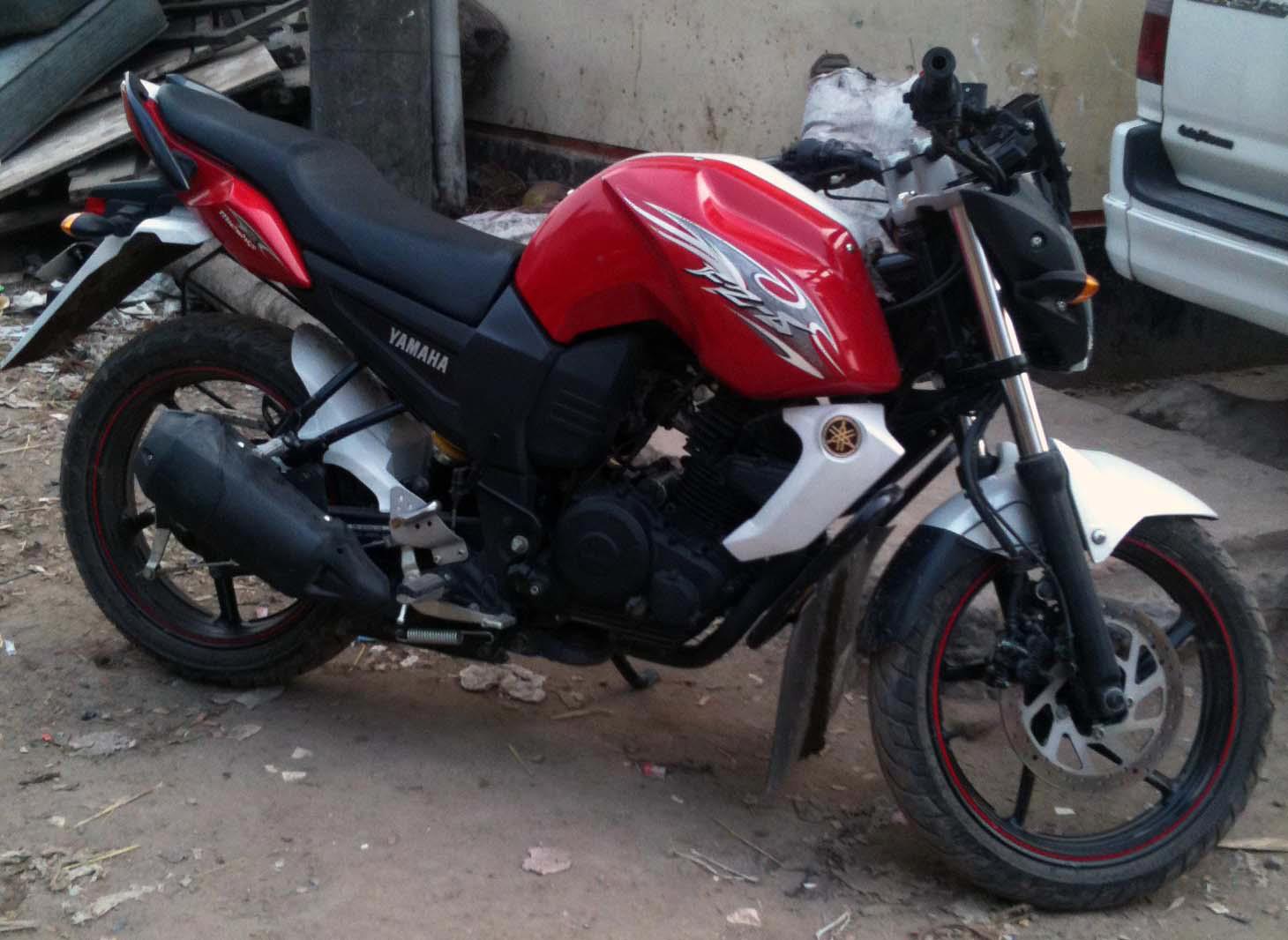 yamaha fzs red 2012 lastest model showroom condition large image 0