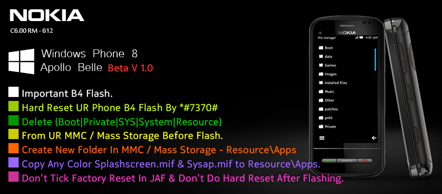 Nokia C6 RM-612 - Custom Firmware_01756812104 large image 0