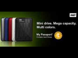 World No 1 WD MY PASSPORT 1 TB 2 TB USB 3.0 PORTABLE HARD