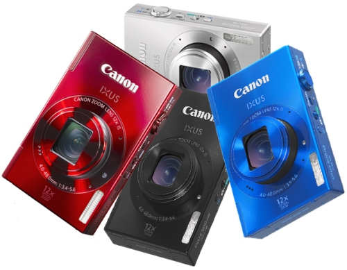 Canon IXUS 500HS CMOS 10.1 Megapixel 12X Zoom Compact Camera large image 0