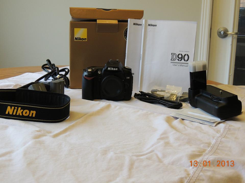 Nikon D90 12.3 MP Digital SLR Camera. Body only. large image 0