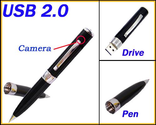 16GB Spy Pen Camera With Video Audio Recording pen drive large image 0