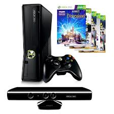 XBOX 360 Slim 250GB With Kinect Bundle .Full Moded UK.New large image 0