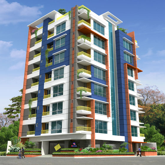 Residential Flat - Quantum Amin s Heaven at Uttara 1331 sft  large image 0