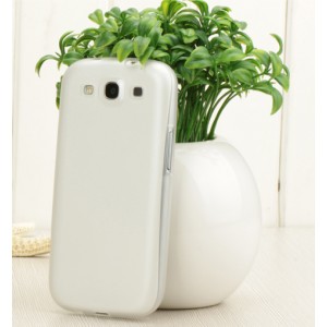 Samsung Galaxy S3 Hard back case with Screen Protector White large image 0