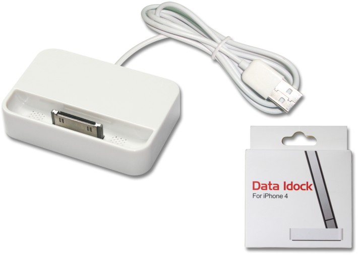 USB Sync Charger Cable Dock Station for iPhone 4 4G large image 0