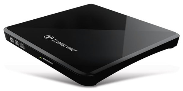 Transcend Extra Slim Portable DVD Writer large image 0