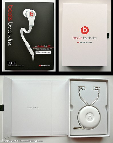 Beats by Dre Tour Control Talk In-Ear Headphones White large image 0