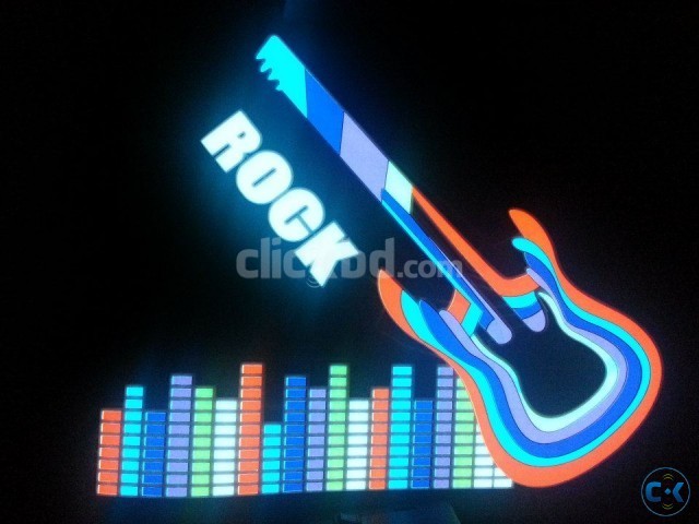Sound music Activated Car Stickers Equalizer.... large image 0