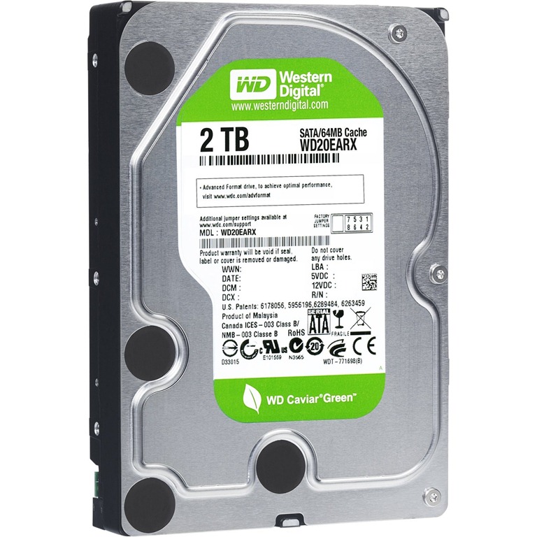 Western Digital 2TB SATA Hard Disk Free Home Delivery  large image 0