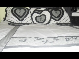 Cotton Bedsheet Heart Shaped