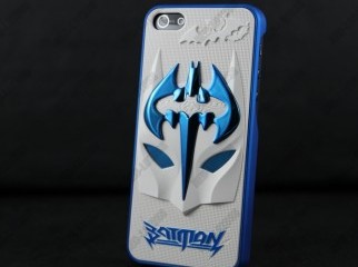 Apple iPhone 5 Batman Hard Plastic Case 3D White Blue