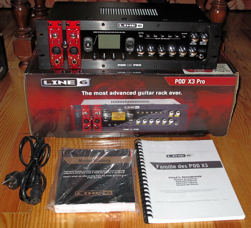 POD Line 6 X3 PRO Rack Mountable Guitar Effects Processor large image 0