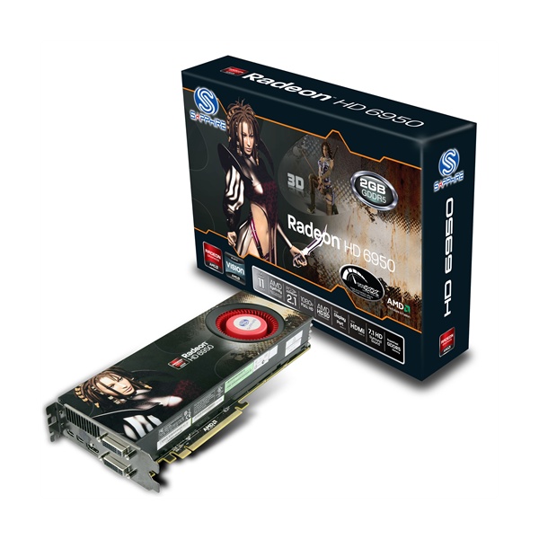 SAPPHIRE HD 6950 2GB GDDR5 reference series With Box large image 0